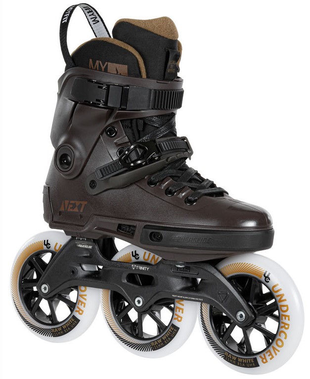 Powerslide Next Brown inline skate with 125 mm wheels of UnderCover
